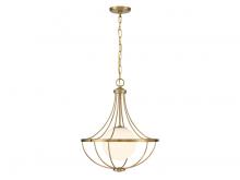Savoy House Meridian M7047NB - 1-Light Pendant in Natural Brass