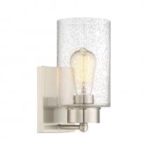 Savoy House Meridian M90013BN - 1-Light Wall Sconce in Brushed Nickel