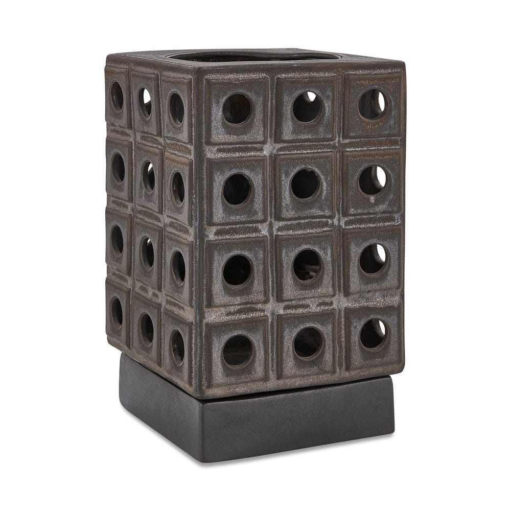 Uttermost Lattice Indoor-Outdoor Lantern Candleholder
