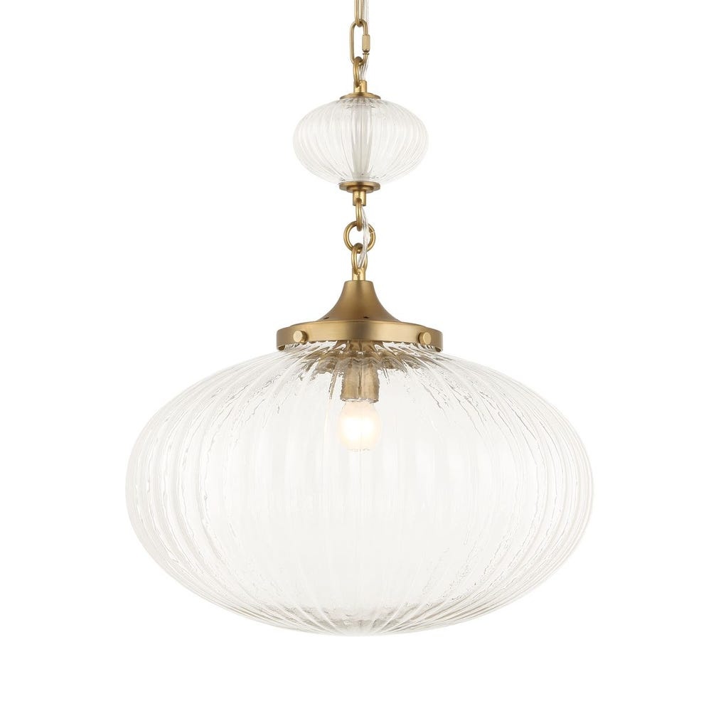 Uttermost Bellaire 1 Light Glass Shade Pendant