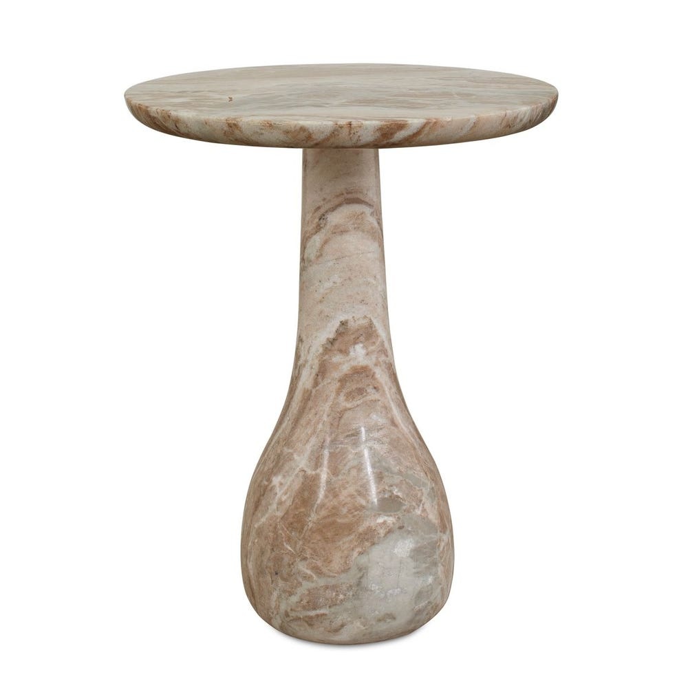 Uttermost Shura Indoor-Outdoor Marble Accent Table