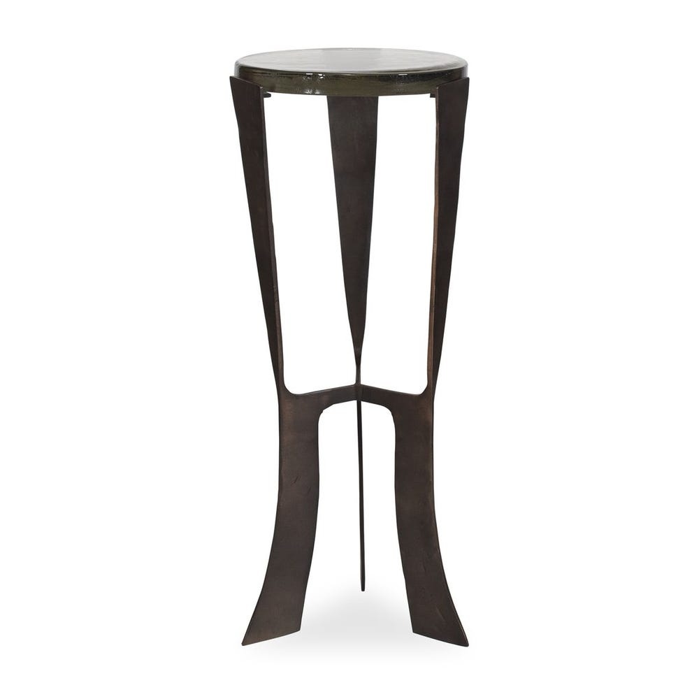 Uttermost Renaud Dark Bronze Drink Table