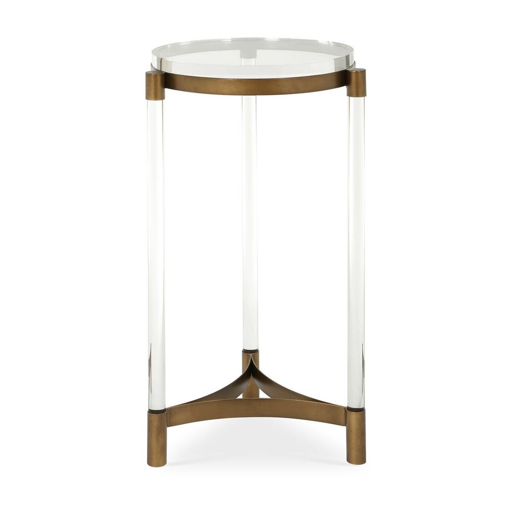 Uttermost Pereira Round Acrylic Accent Table