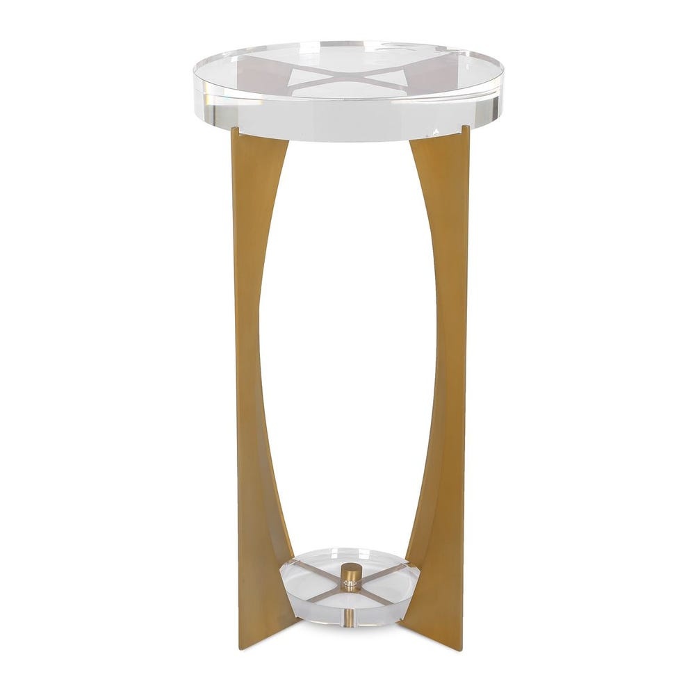 Uttermost Kolkata Brass Accent Table