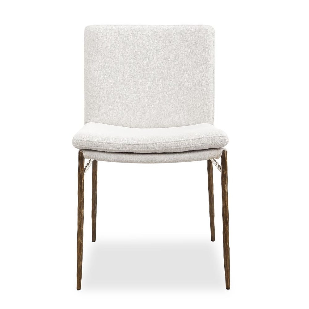 Uttermost Ascend Textured White Dining Chair