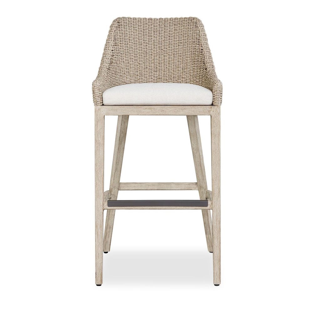 Uttermost Paloma Outdoor Wicker Bar Stool