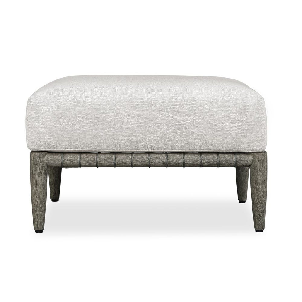 Uttermost Borneo White Cushion Outdoor Ottoman