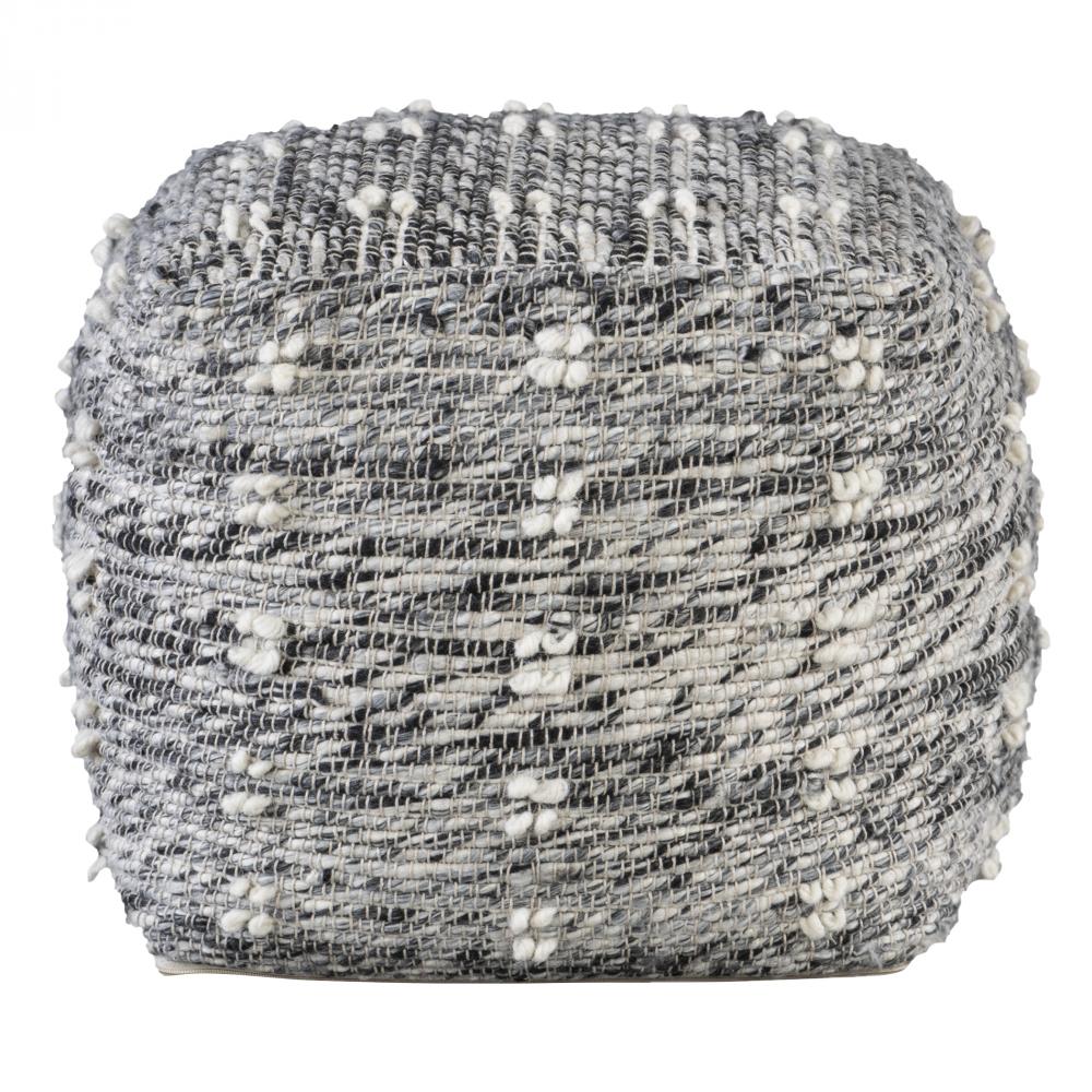 Narol Gray Pouf