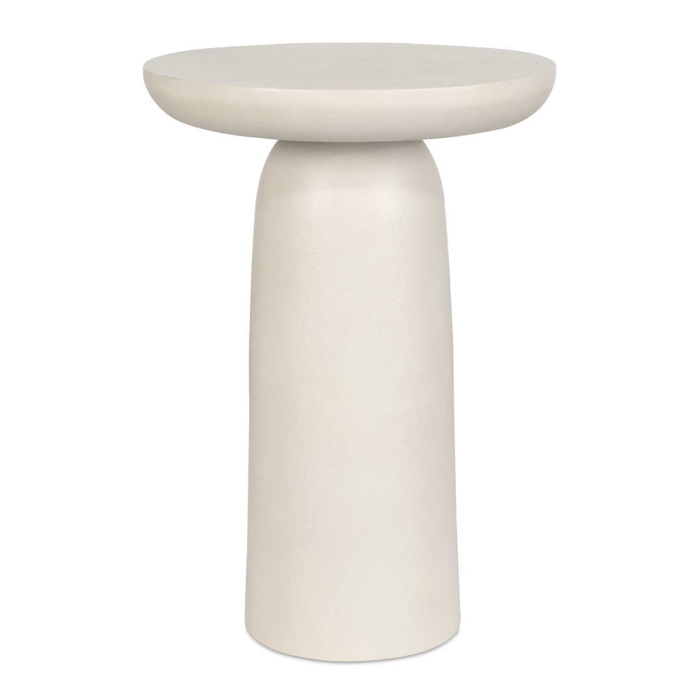 Uttermost Joppa White Outdoor Accent Table