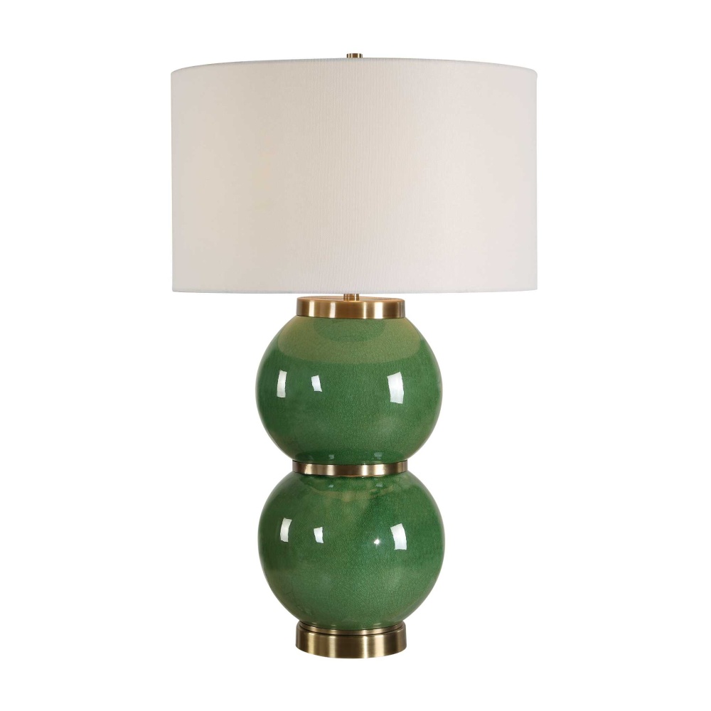 Uttermost Banner Green Spheres Table Lamp