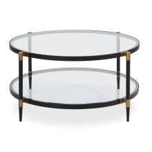 Uttermost 50361 - Uttermost Chadid Round Glass Coffee Table