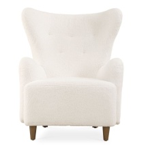 Uttermost 53049 - Uttermost Ingel White Wingback Armchair