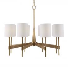 Uttermost 21372 - Uttermost Lautoka Rattan 8 Light Chandelier