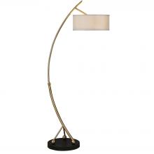 Uttermost 28089-1 - Uttermost Vardar Curved Brass Floor Lamp