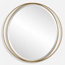 Uttermost 09991 - Uttermost Rhodes Gold Round Mirror