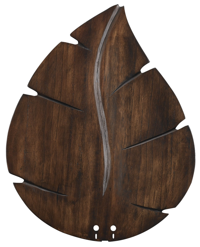 22 inch Wide Oval Leaf Carved Wood Blade - WA