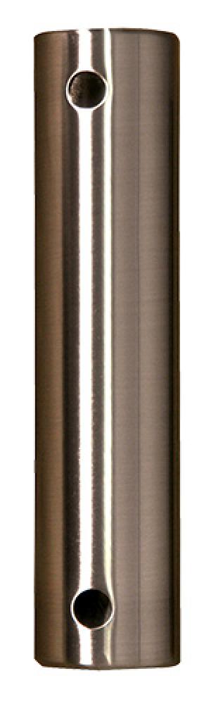 18-inch Stainless Steel Ceiling Fan Downrod - Brushed Nickel