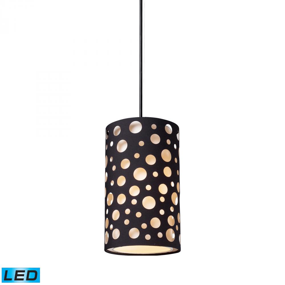 Enchantment 1-Light Pendant in Matte Black - LED Offering Up To 800 Lumens (60 Watt Equivalent) With