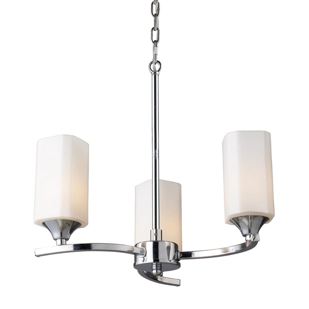 Luminette 3-Light Chandelier in Polished Chrome