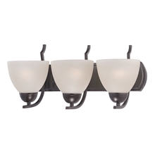 ELK Home 1453BB/10 - Thomas - Kingston 3-Light Vanity Light in Oil Rubbed Bronze with White Glass