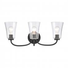 ELK Home EC89254/3 - Emily 23'' Wide 3-Light Vanity Light - Matte Black