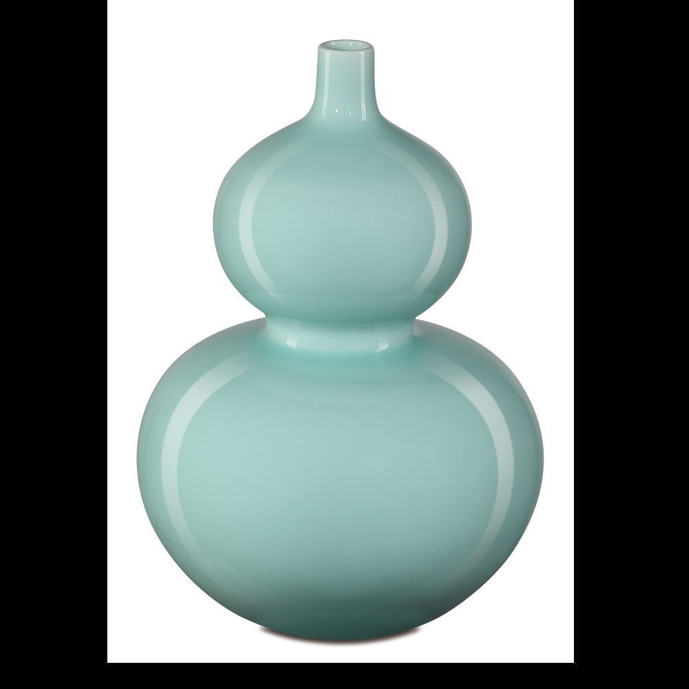 Celadon Double Gourd Green Vase