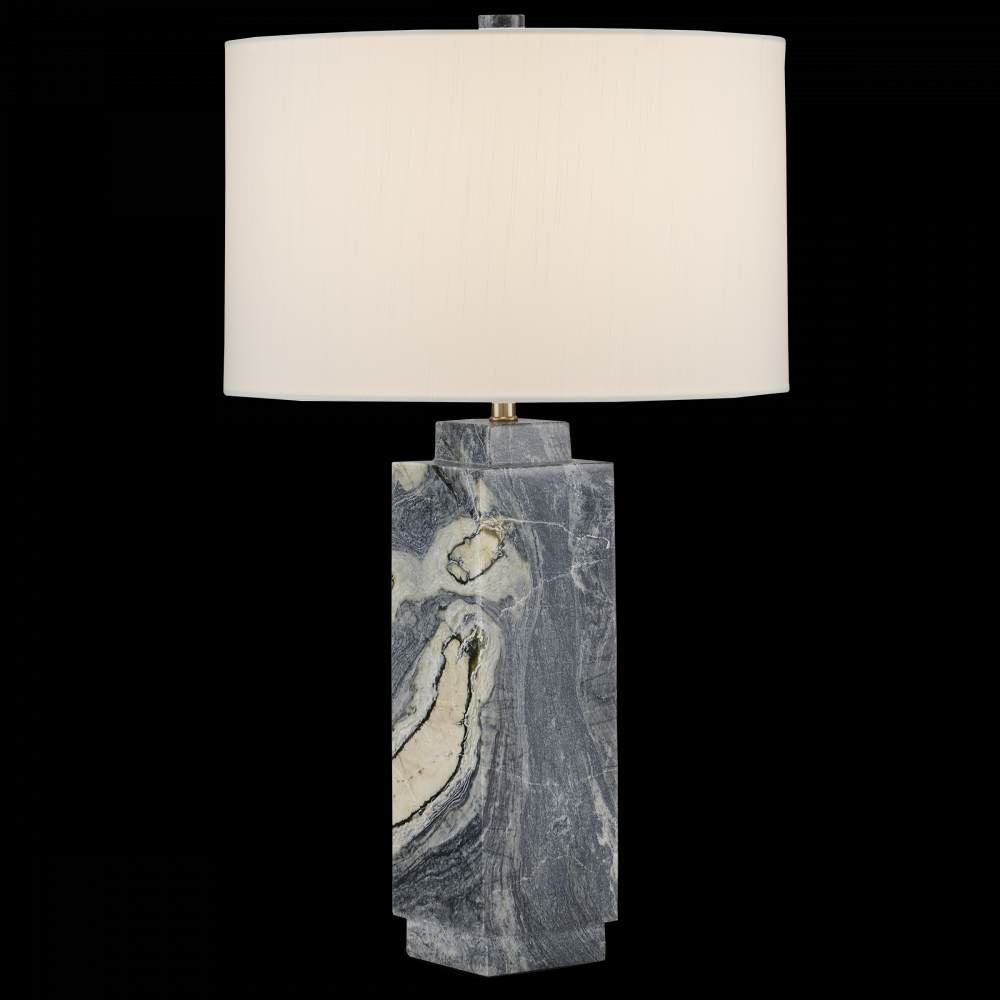 Ashlar Marble Table Lamp