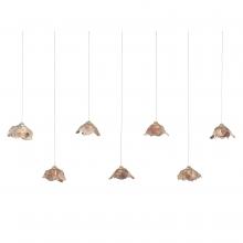 Currey 9000-1055 - Catrice 7-Light Linear Multi-Drop Pendant