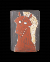 Currey 1200-0879 - Artistic Horse Large Vase